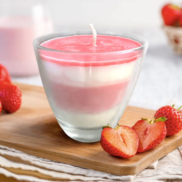 Strawberry and Pina Colada Drink Candle