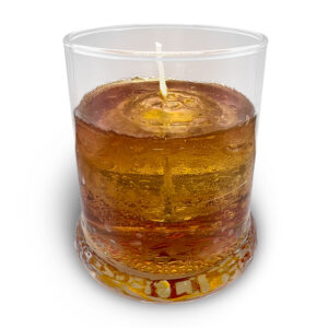Bourbon on the Rocks Candle
